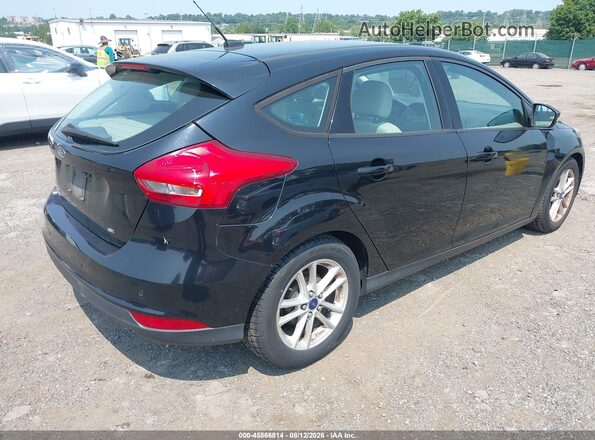 1FADP3K28GL292203 2016 FORD FOCUS Black Tył prawy