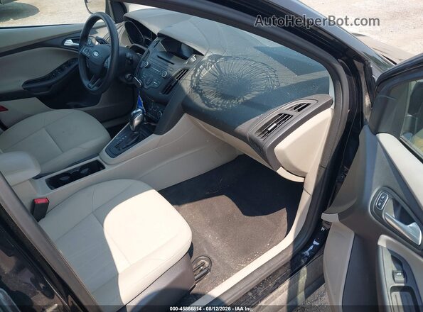 1FADP3K28GL292203 2016 FORD FOCUS Black Widok wnętrza z przodu