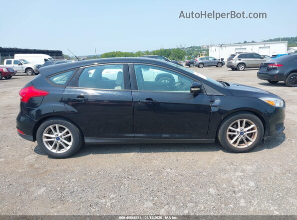 1FADP3K28GL292203 2016 FORD FOCUS Black Widok wnętrza z tyłu
