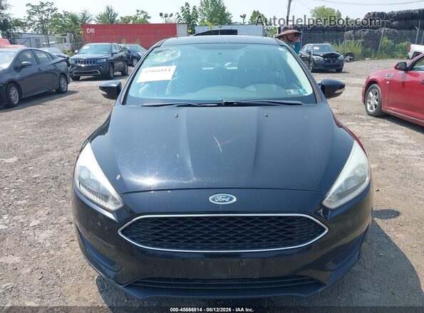 1FADP3K28GL292203 2016 FORD FOCUS Black Widok zestawu wskaźników