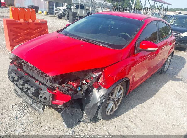 1FADP3K28GL347765 2016 FORD FOCUS Red წინა მარცხენა ხედი სამი მეოთხედიდან