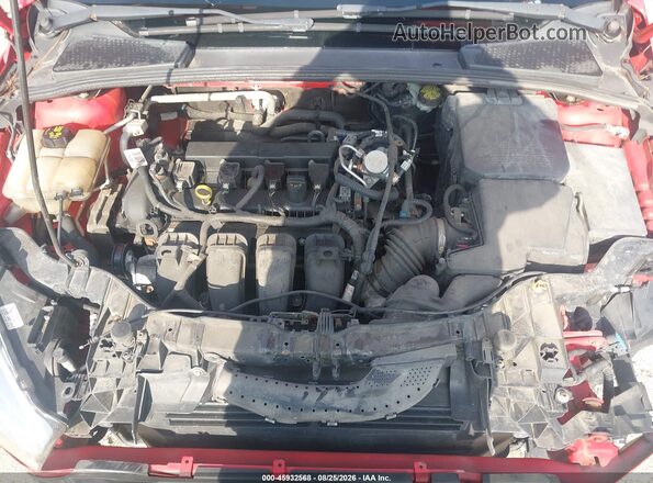1FADP3K28GL347765 2016 FORD FOCUS Red უკანა ხედი