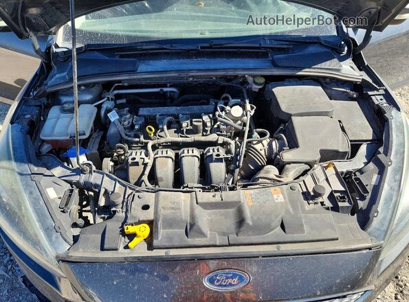 1FADP3K28GL372472 2016 FORD FOCUS Угольный Вид задней части салона