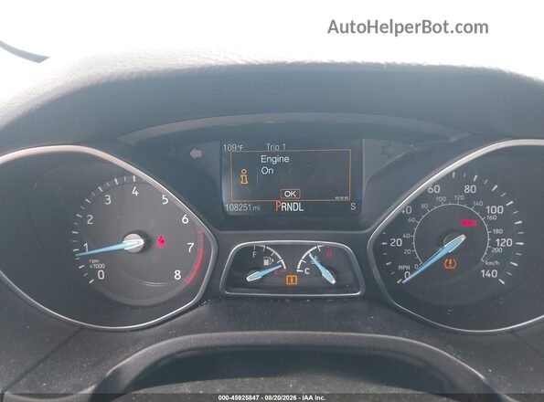 1FADP3K28GL407088 2016 FORD FOCUS Black Հետևի նստատեղերի տեսք