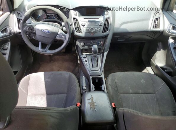 1FADP3K28HL232360 2017 FORD FOCUS Blue Вид щитка приладів