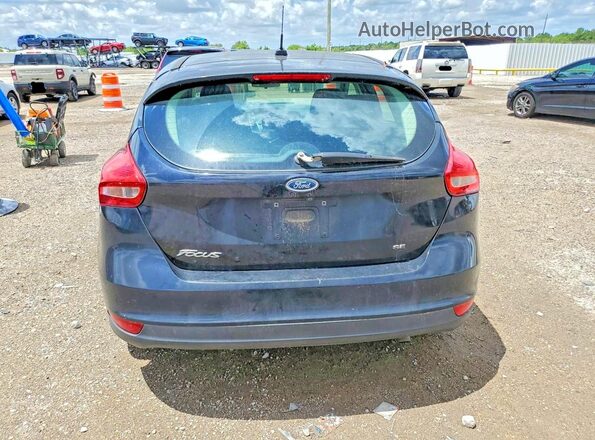 1FADP3K28HL232360 2017 FORD FOCUS Blue Вид салону спереду