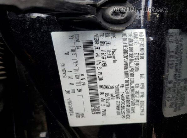 1FADP3K28HL232360 2017 FORD FOCUS Blue Вид наклейки з VIN-кодом