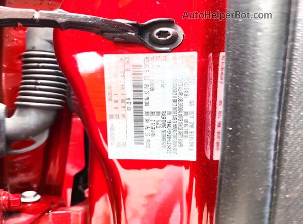 1FADP3K28HL234822 2017 FORD FOCUS Red Շարժիչի բաժամունքի տեսք