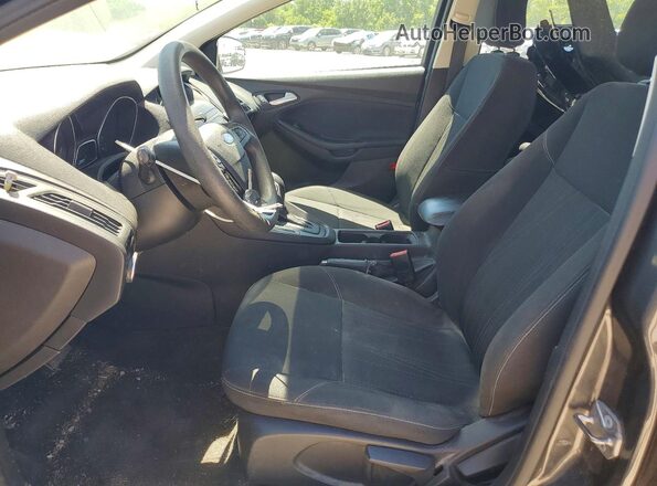 1FADP3K28JL301585 2018 FORD FOCUS Gray წინა სალონის ხედი
