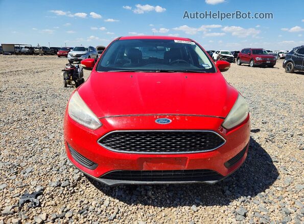 1FADP3K29GL264054 2016 FORD FOCUS Red Widok z przodu