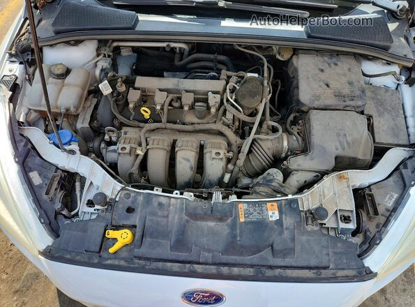 1FADP3K29GL269349 2016 FORD FOCUS White Widok wnętrza z tyłu