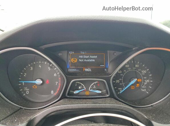 1FADP3K29GL291030 2016 FORD FOCUS Silver Սարքավորումների վահանակի տեսք
