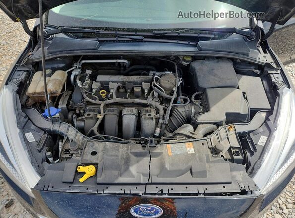 1FADP3K29GL315388 2016 FORD FOCUS Black Widok wnętrza z tyłu