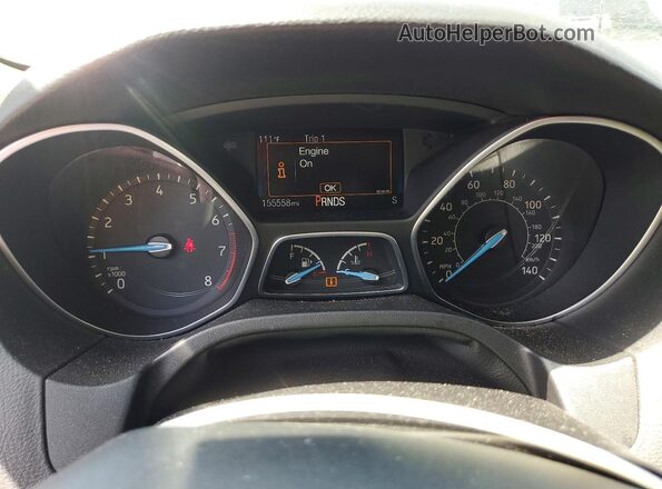 1FADP3K29GL346107 2016 FORD FOCUS Charcoal Вид щитка приладів