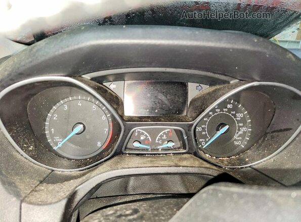 1FADP3K29GL394142 2016 FORD FOCUS Burgundy Вид щитка приладів