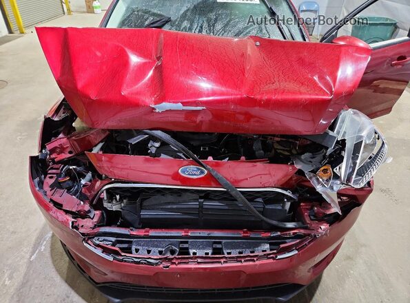 1FADP3K29GL394142 2016 FORD FOCUS Burgundy Вид задньої частини салону
