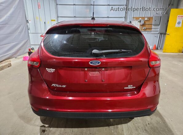 1FADP3K29GL394142 2016 FORD FOCUS Burgundy Вид ззаду