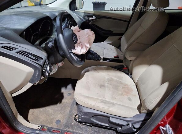 1FADP3K29GL394142 2016 FORD FOCUS Burgundy Вид салону спереду
