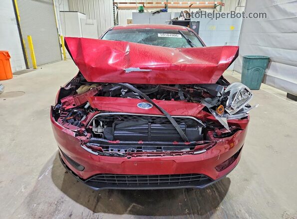 1FADP3K29GL394142 2016 FORD FOCUS Burgundy Вид спереду