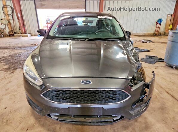 1FADP3K29HL303940 2017 FORD FOCUS Gray Widok z przodu