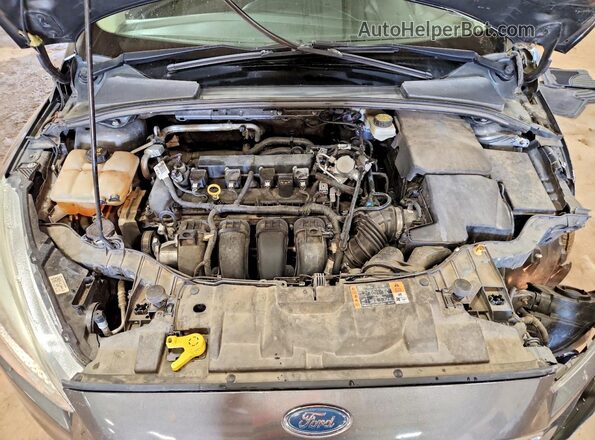 1FADP3K29HL303940 2017 FORD FOCUS Gray Widok wnętrza z tyłu