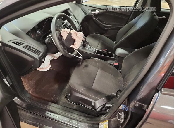 1FADP3K29HL303940 2017 FORD FOCUS Gray Widok wnętrza z przodu