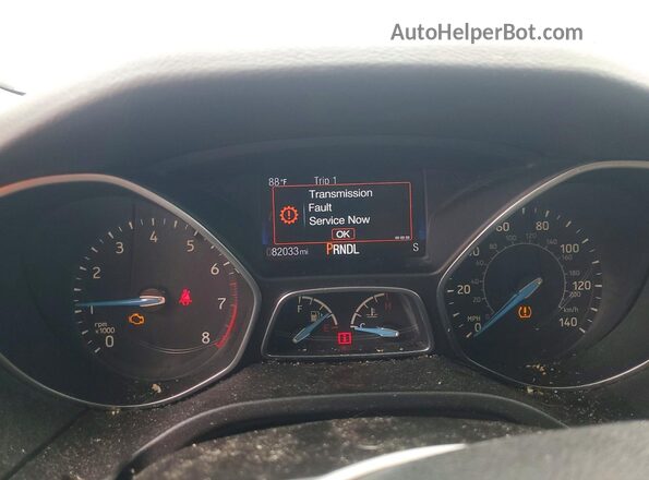 1FADP3K29HL337926 2017 FORD FOCUS White Widok zestawu wskaźników