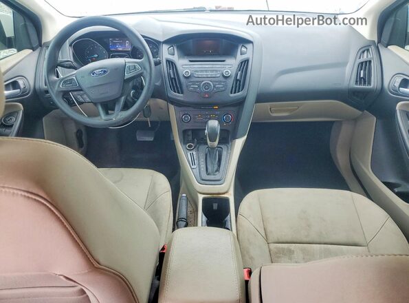 1FADP3K29HL337926 2017 FORD FOCUS White Widok deski rozdzielczej