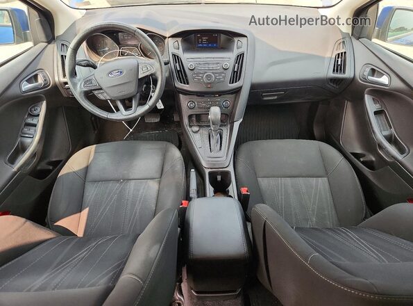 1FADP3K29JL266510 2018 FORD FOCUS Blue Dashboard view