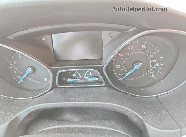 1FADP3K2XGL267335 2016 FORD FOCUS Silver Instrument cluster view