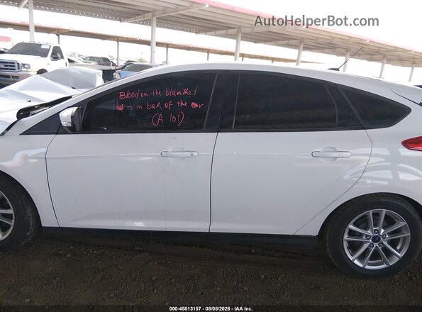 1FADP3K2XGL289951 2016 FORD FOCUS Белый Вид задней части салона