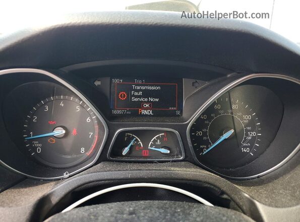 1FADP3K2XGL290999 2016 FORD FOCUS Серебряный Вид щитка приборов