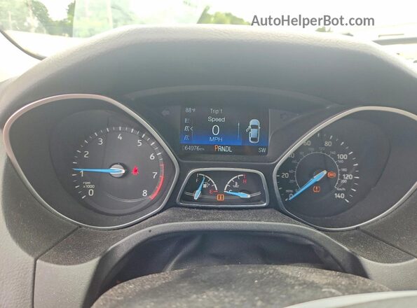 1FADP3K2XGL296379 2016 FORD FOCUS Beige Սարքավորումների վահանակի տեսք
