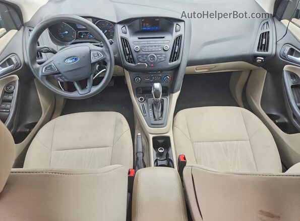 1FADP3K2XGL296379 2016 FORD FOCUS Beige Առջևի վահանակի տեսք