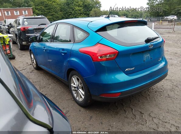 1FADP3K2XGL331678 2016 FORD FOCUS Blue უკანა მარცხენა