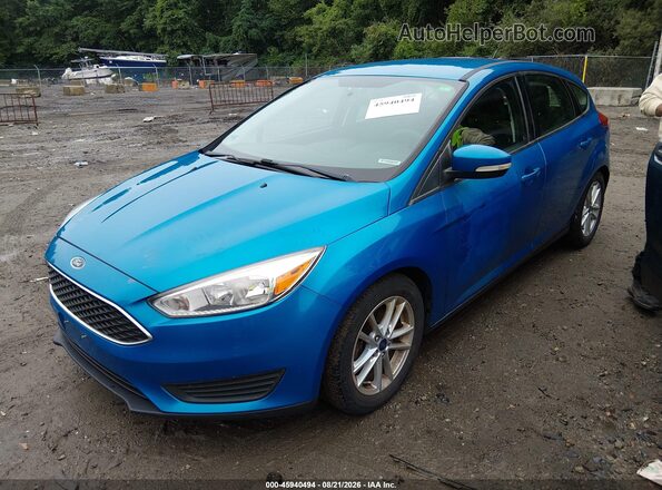 1FADP3K2XGL331678 2016 FORD FOCUS Blue წინა მარცხენა ხედი სამი მეოთხედიდან