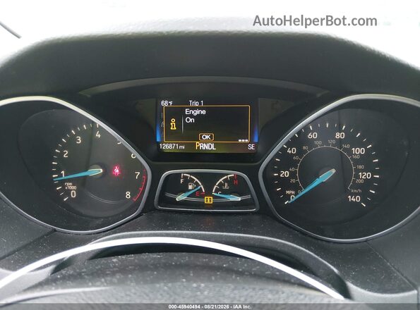 1FADP3K2XGL331678 2016 FORD FOCUS Blue უკანა სავარძლების ხედი