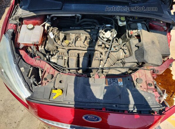 1FADP3K2XHL205614 2017 FORD FOCUS Burgundy უკანა სალონის ხედი