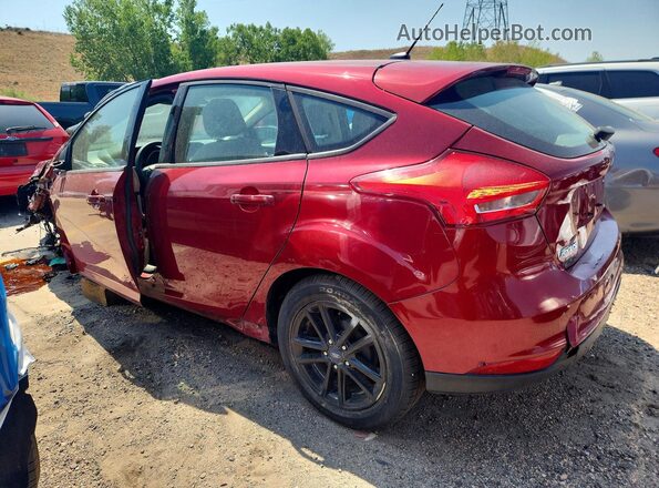 1FADP3K2XHL205614 2017 FORD FOCUS Burgundy უკანა მარცხენა