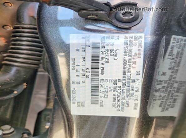 1FADP3K2XHL262217 2017 FORD FOCUS Gray Engine compartment view