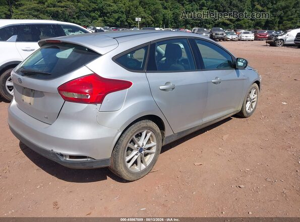 1FADP3K2XJL319005 2018 FORD FOCUS Серебряный Задняя правая четверть