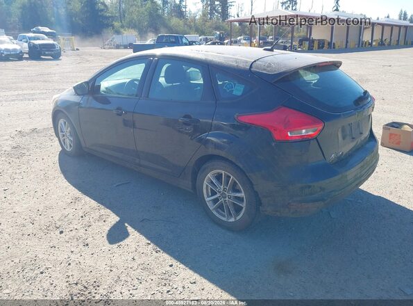 1FADP3KE1GL315718 2016 FORD FOCUS Black Tył lewy