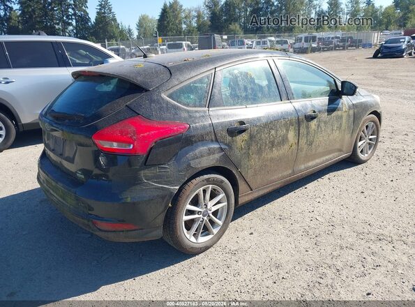 1FADP3KE1GL315718 2016 FORD FOCUS Black Tył prawy
