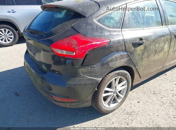 1FADP3KE1GL315718 2016 FORD FOCUS Black Widok wnętrza z tyłu