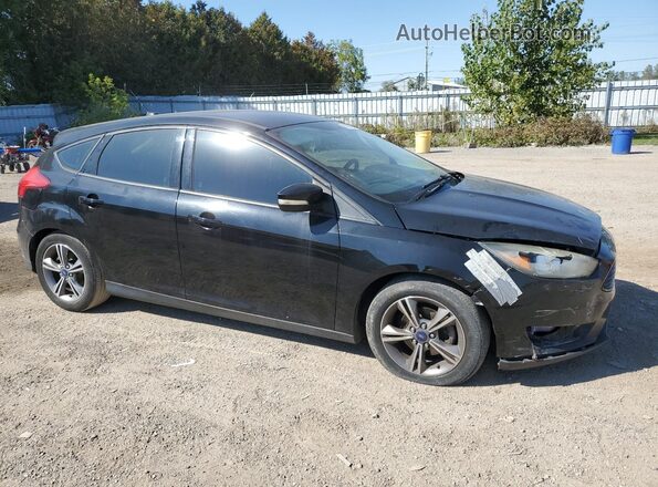 1FADP3KE8GL333617 2016 FORD FOCUS Black Przód prawy