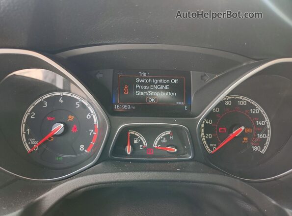 1FADP3L90GL226949 2016 FORD FOCUS Gray Vista del cuadro de instrumentos