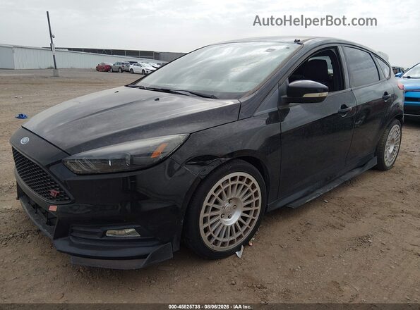 1FADP3L91GL309970 2016 FORD FOCUS ST Черный Передняя левая четверть
