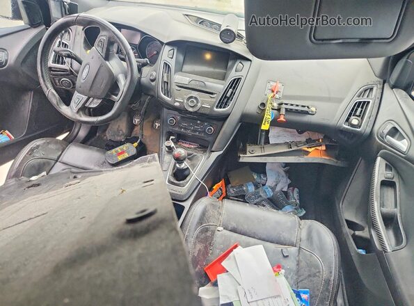 1FADP3L91JL229558 2018 FORD FOCUS Gray Вид панелі приладів