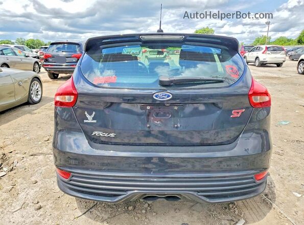1FADP3L92GL359356 2016 FORD FOCUS Black Հետևի տեսք