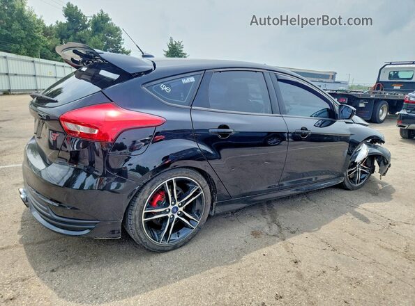 1FADP3L92HL235203 2017 FORD FOCUS Black უკანა მარჯვენა
